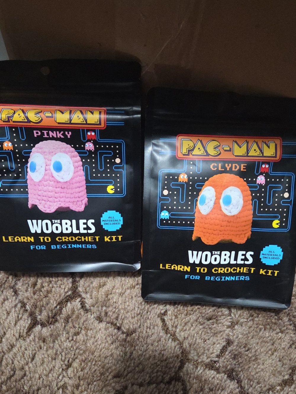 The Woobles Learn to Crochet Kit - Pink & Orange